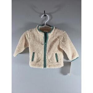 Cat & Jack Baby Sherpa Jacket 3-6mo NEW Winter Cozy Soft